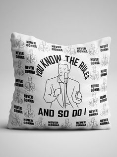 Подушка декоративная Чаппай You know the rules, 40х40 см