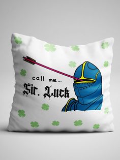 Подушка декоративная Чаппай Sir Luck, 40х40 см No Brand