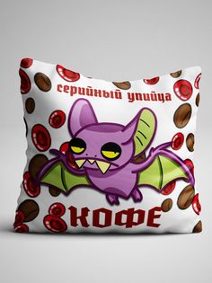 Подушка декоративная Чаппай Кофе, 40х40 см No Brand
