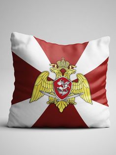 Подушка декоративная Чаппай Росгвардия, 40х40 см No Brand
