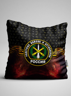 Подушка декоративная Чаппай Ракетные войска, 40х40 см No Brand