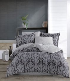 Комплект постельного белья CLASS Jacquard Antrasit евро