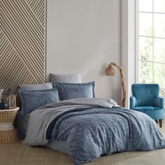 Комплект постельного белья CLASS Rita Denim евро