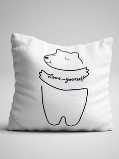 Подушка декоративная Love yourself No Brand