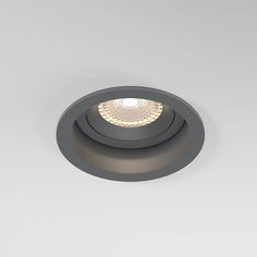 Встраиваемый круглый поворотный светильник Elektrostandard Tune 25014/01 графит GU10