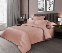 Простыня Maktex 00-00211017 150x220 сатин,розовый