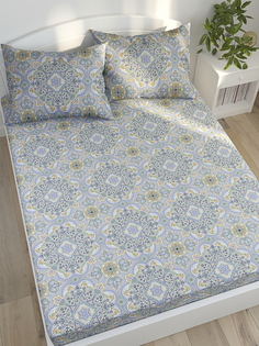 Простынь на резинке Simple House Бисер 140х200 см, перкаль