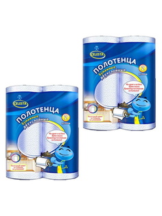 Полотенца бумажные Celesta 22,5 см х 24,5 см х 12 м, 2 упаковки по 2 шт