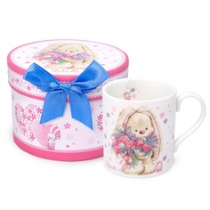 Кружка для чая детская Зайка Ми Budi Basa ММ1-007 керамическая для девочки 200 мл