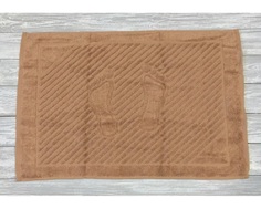 Полотенце махровое МатрасОптТорг для ног полотенце-коврик Ножки бежевый-бисквит 50х70