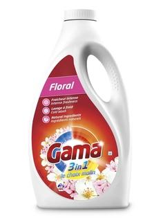 Гель для стирки Gama Sensations Floral с цветочным ароматом универсальный, 2,2 л