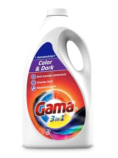 Гель для стирки цветных и темных тканей Gama Color & Darks, 4, 15 л