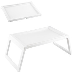 Поднос складной Рыжий Кот Skandi 104915 белый на ножках, пласти