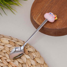 Ложка десертная Little cloud розовый No Brand