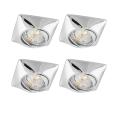 Светильник встраиваемый Feron GU5.3 MR16 DL6046 хром 4 шт 28881