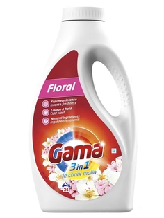 Универсальный гель для стирки Gama Sensations Floral с цветочным ароматом, 1,2 л