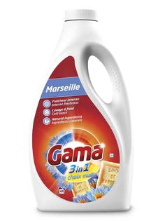 Гель для стирки Gama Sensations Marseille & Lotus универсальный, 2,2 л