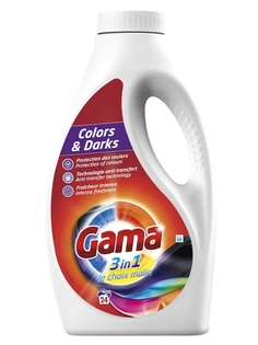 Гель для стирки Gama Color & Darks цветных и темных тканей Gama, 1,2 л