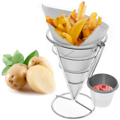 Подставка для картошки фри MaxxMalus Burgeroff с подставкой под соус