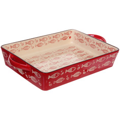 Форма для запекания Селфи Small fish 302-0602 керамическая 38х24х6см