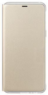Чехол Samsung Neon Flip Cover Gold для Galaxy A8+ (2018)