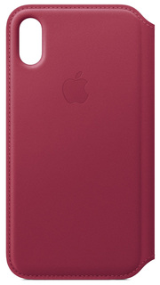 Чехол Apple MQRX2ZM/A iPhone X флип-кейс розовый