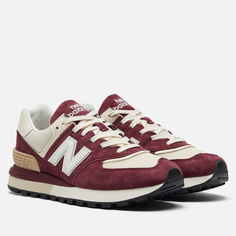 Мужские кроссовки New Balance 574L v1, цвет бордовый, размер 42 EU
