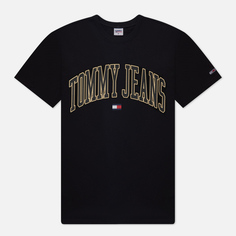 Мужская футболка Tommy Jeans Classics Gold Arch, цвет чёрный, размер M