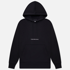 Мужская толстовка Calvin Klein Jeans Institutional Hoodie, цвет чёрный, размер M