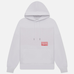 Мужская толстовка Calvin Klein Jeans Bold Logo Colorblock Hoodie, цвет белый, размер L