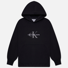 Мужская толстовка Calvin Klein Jeans Archival Monologo Hoodie, цвет чёрный, размер M