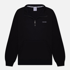 Мужская толстовка Calvin Klein Underwear Lounge Zip Mock Neck, цвет чёрный, размер XL