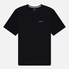 Мужская футболка Calvin Klein Underwear Lounge Crew Neck, цвет чёрный, размер M