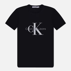 Мужская футболка Calvin Klein Jeans Slim Monogram, цвет чёрный, размер S