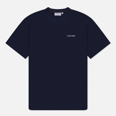 Мужская футболка Calvin Klein Jeans Micro Logo Interlock, цвет синий, размер XL
