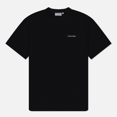 Мужская футболка Calvin Klein Jeans Micro Logo Interlock, цвет чёрный, размер S