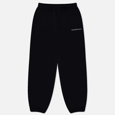 Мужские брюки Calvin Klein Jeans Institutional Relaxed Joggers, цвет чёрный, размер M