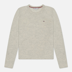 Женский свитер Tommy Hilfiger Soft Wool Crew Neck, цвет белый, размер S