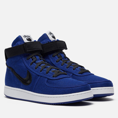 Кроссовки Nike x Stussy Vandal High, цвет синий, размер 45.5 EU