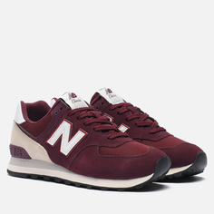 Кроссовки New Balance U574AW2, цвет бордовый, размер 44 EU