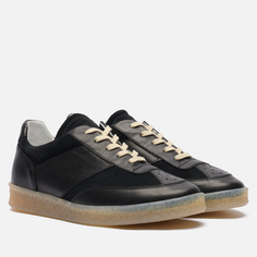 Мужские кроссовки Maison Margiela MM6 6 Court Leather, цвет чёрный, размер 44 EU