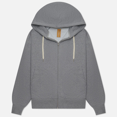 Мужская толстовка FrizmWORKS OG Heavyweight Hoodie Zip Up Parka, цвет серый, размер M