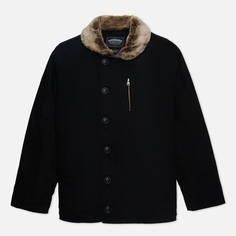 Мужская демисезонная куртка FrizmWORKS Edgar N-1 Deck, цвет чёрный, размер M