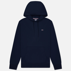 Мужская толстовка Tommy Jeans Regular Fleece Hoodie, цвет синий, размер S