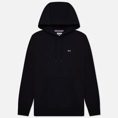 Мужская толстовка Tommy Jeans Regular Fleece Hoodie, цвет чёрный, размер S