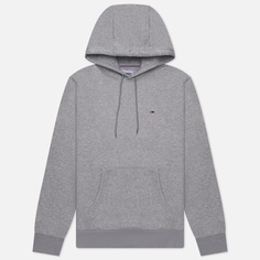 Мужская толстовка Tommy Jeans Regular Fleece Hoodie, цвет серый, размер XL