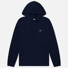 Мужская толстовка Tommy Jeans Small Badge Relaxed Hoodie, цвет синий, размер XL