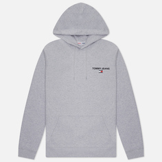 Мужская толстовка Tommy Jeans Regular Entry Graphic Hoodie, цвет серый, размер S