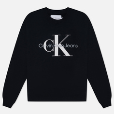 Женская толстовка Calvin Klein Jeans Monogram, цвет чёрный, размер M