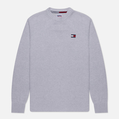 Мужской свитер Tommy Jeans Regular Tonal XS Badge, цвет серый, размер XL